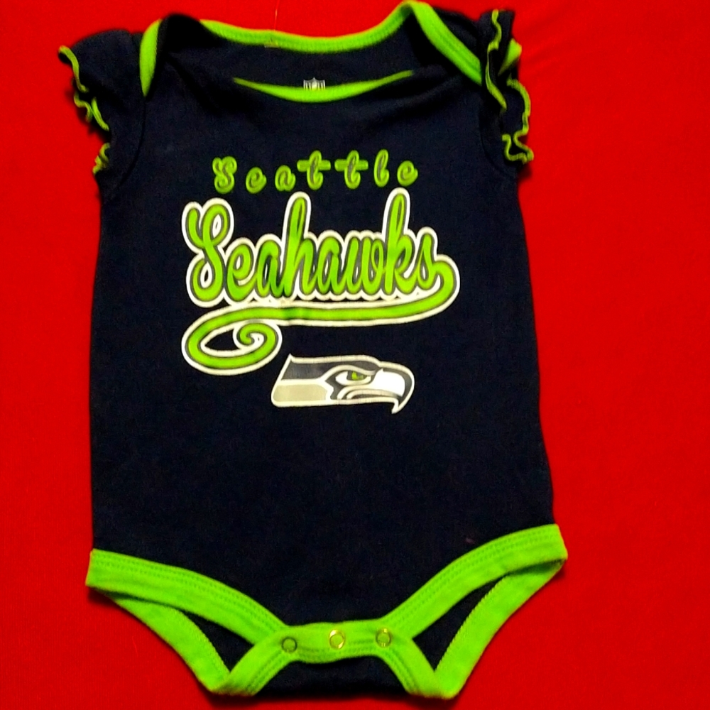 Seattle Seahawks Team Baby Onesie